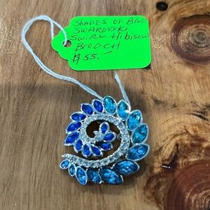 Blue brooch